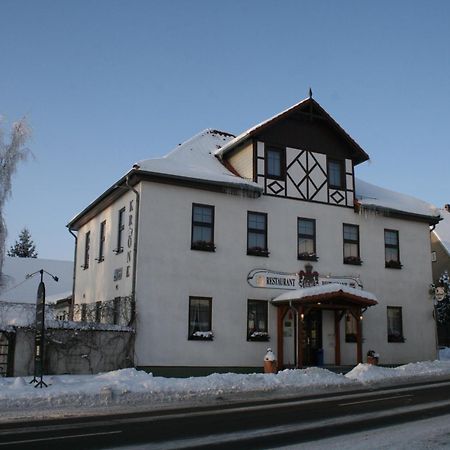 Ichtershausen Landgasthof & Hotel Krone Eischleben מראה חיצוני תמונה