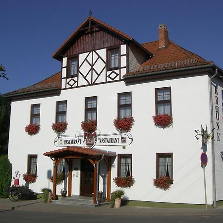 Ichtershausen Landgasthof & Hotel Krone Eischleben מראה חיצוני תמונה