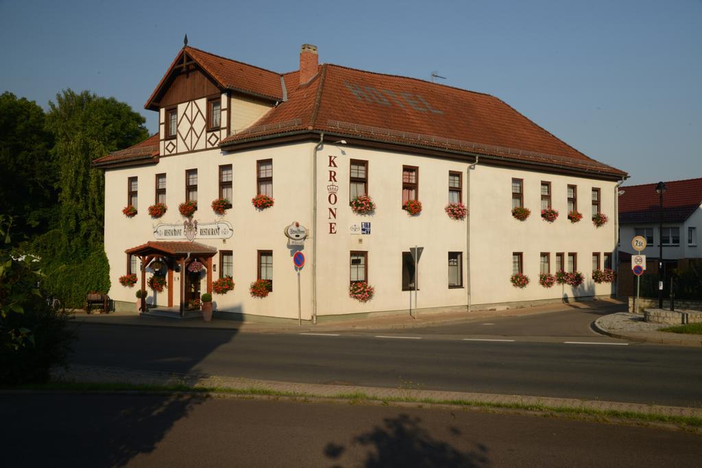 Ichtershausen Landgasthof & Hotel Krone Eischleben מראה חיצוני תמונה