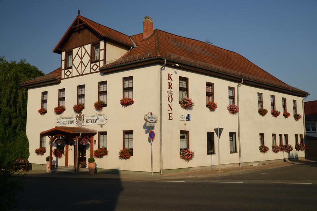 Ichtershausen Landgasthof & Hotel Krone Eischleben מראה חיצוני תמונה